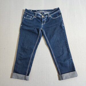 Vanity Premium Collection Capri Jeans women's size 28 (W32) ink blue colour